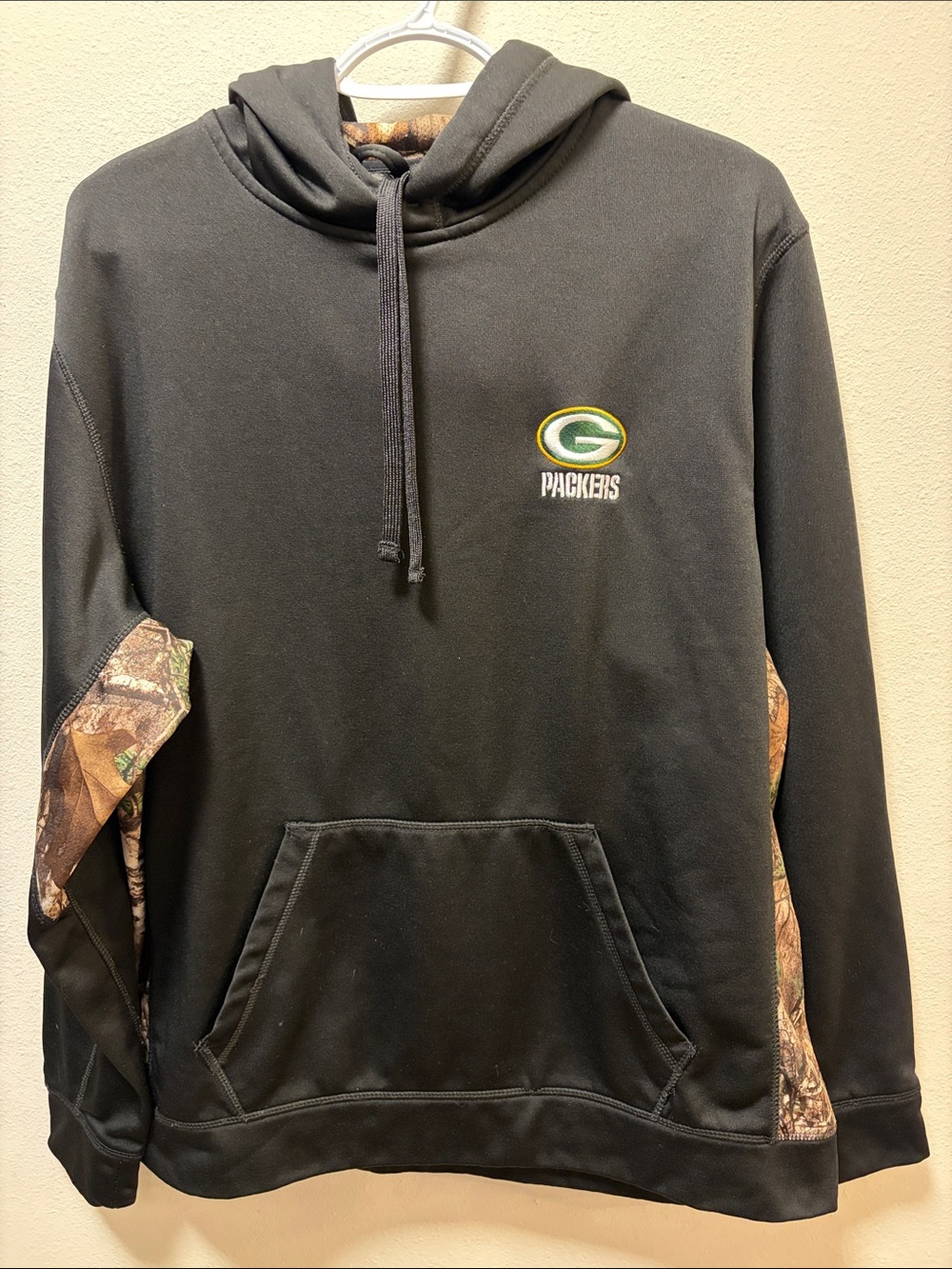 Green Bay Packers Dunbrooke Camo Black Hoodie Sweathshirt